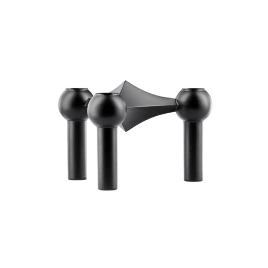 STOFF Nagel Candle Holder Black