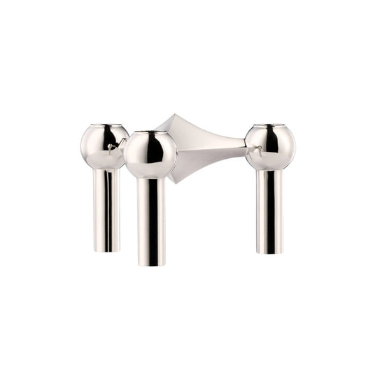 STOFF Nagel Candle Holder Krom