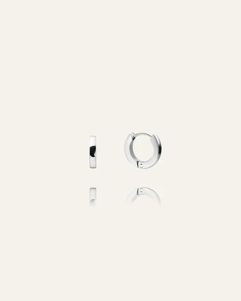 Mockberg Waterproof Classic hoops Mini Silver