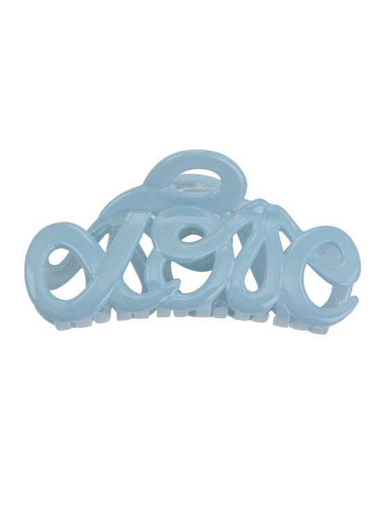 Bon Dep Hårklämma Love 8cm Ljusblå