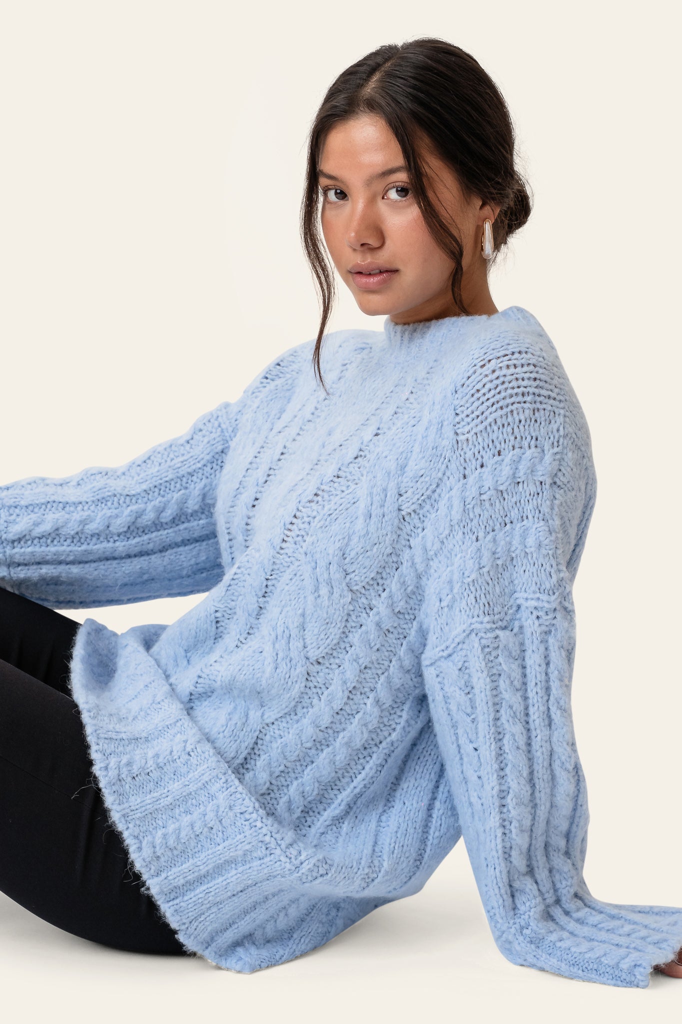BYIC KikiIC Sweater Ljusblå