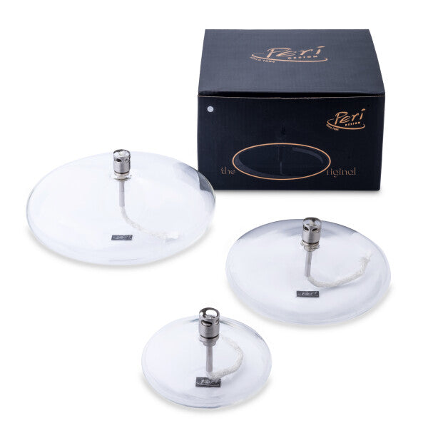 Peri Design Oljelampa Glas Disc 14 cm