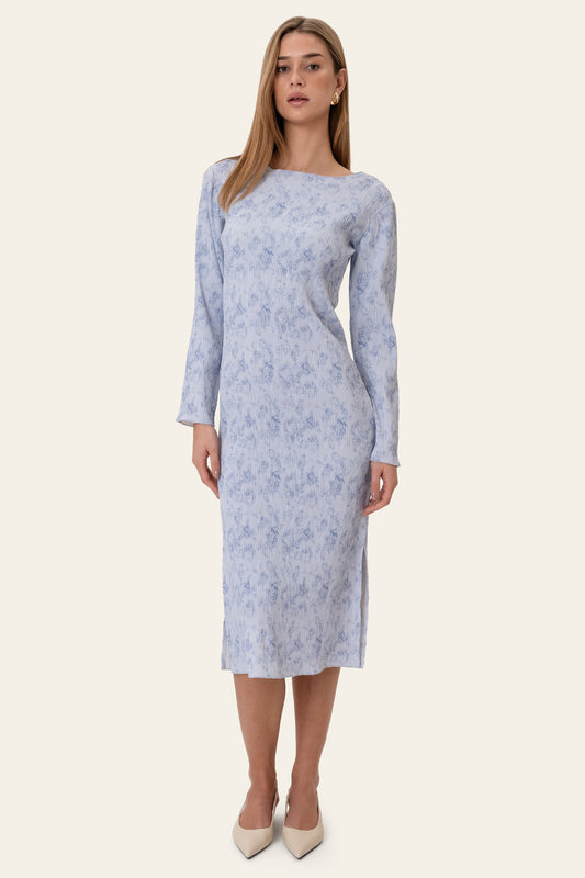 BYIC Midiklänning ODAIC - Soft Blue Blossom