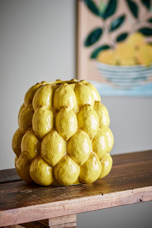 Bloomingville Citron Vas