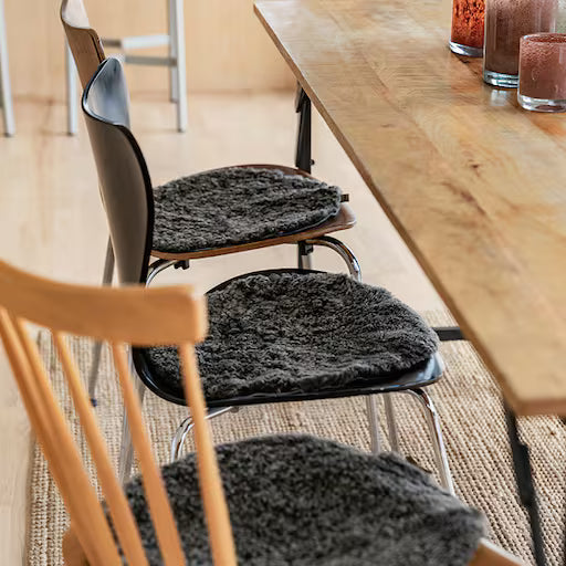 Sheperd Ida chair cushion non padded 38cm round Creme