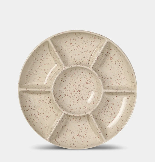 Sagaform Ditte Serveringsfat Rund Beige