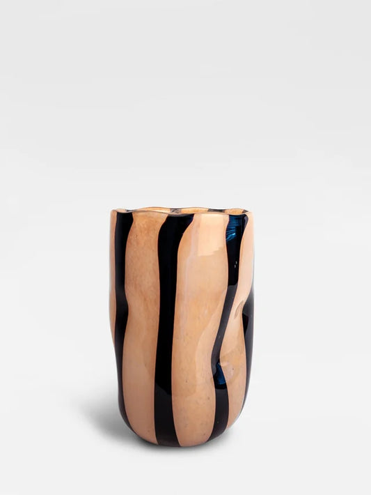 Byon Vase Curt Black/Beige