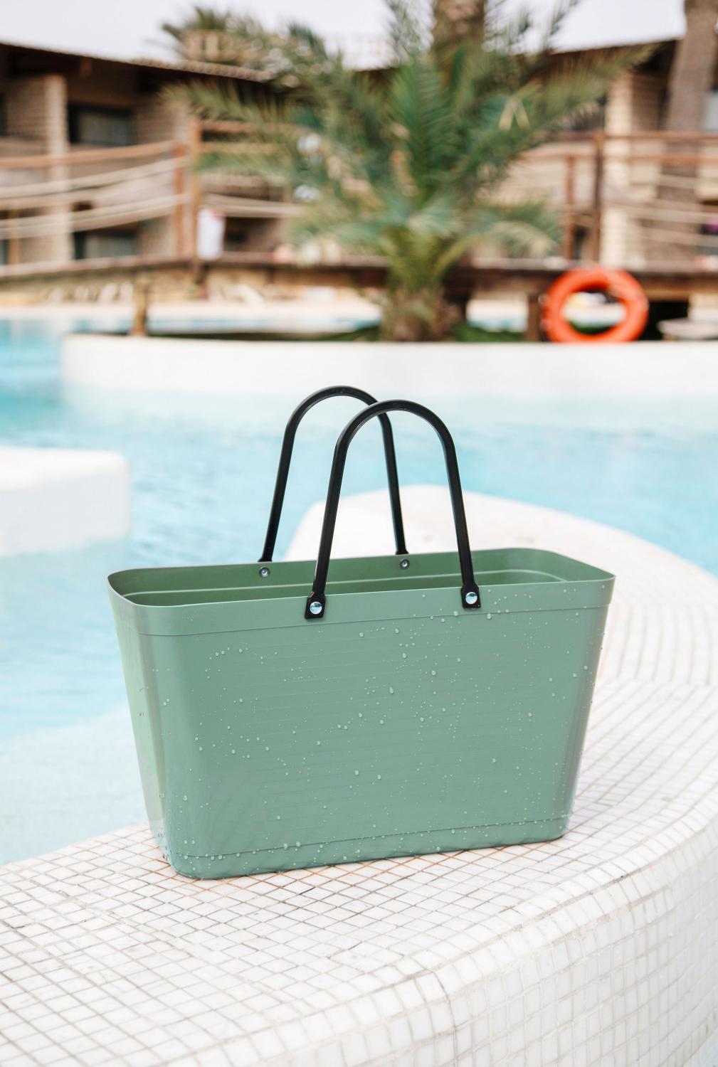 Hinza Väska Stor Olivgrön - Green Plastic