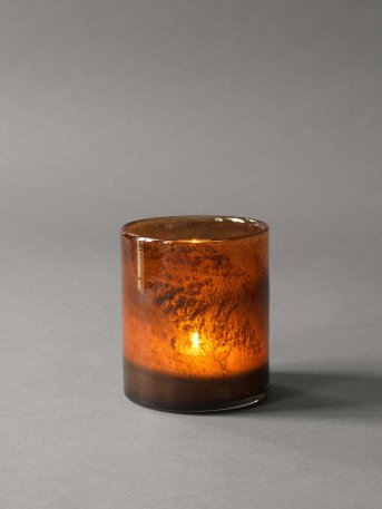 Tell Me More Lyric candleholder M - dark brown