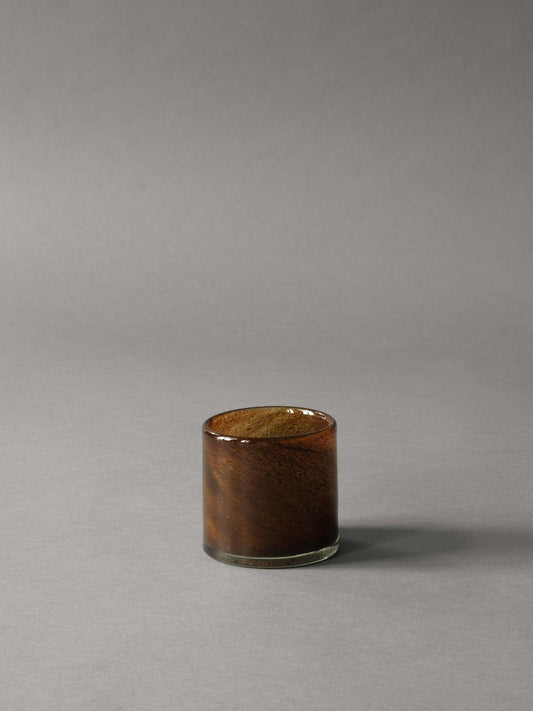 Tell Me More Lyric candleholder XS - dark brown