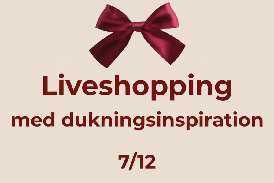 Optimerad liveshopping banner