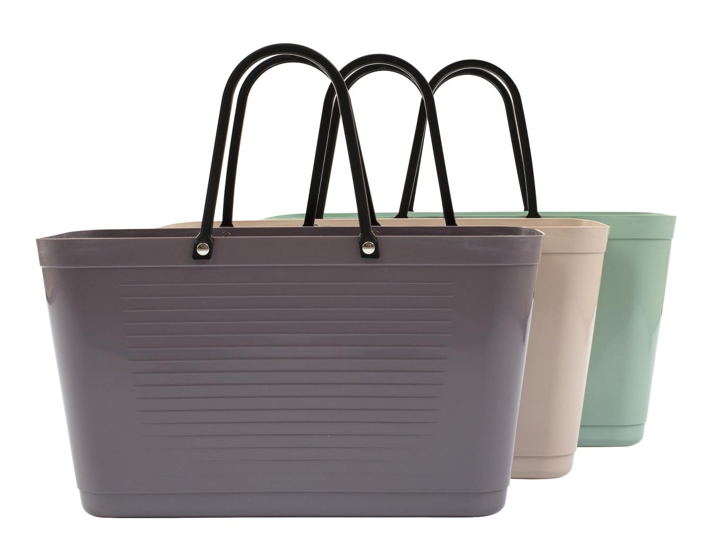Hinza Väska Stor Plommon - Green Plastic