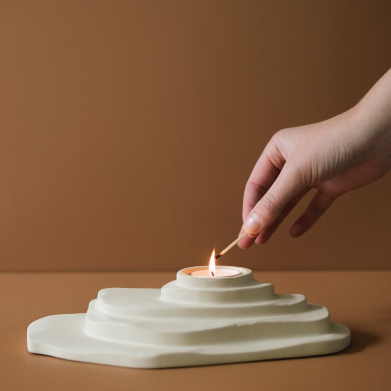 Dbkd Dune Candle holder Sandy creme