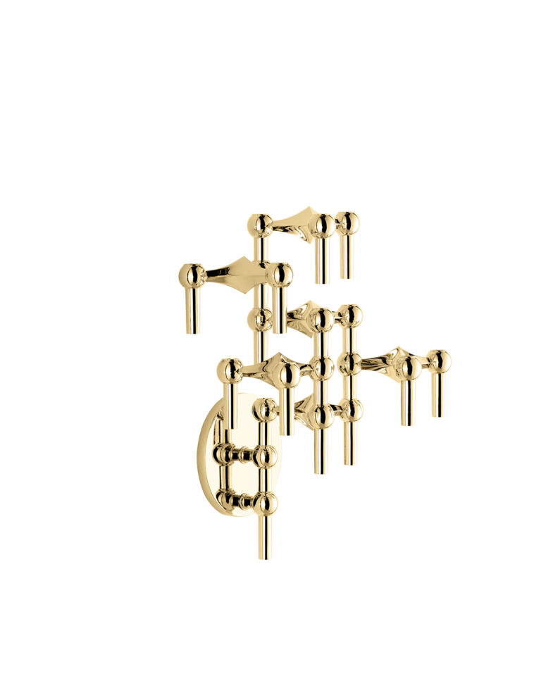 Stoff Nagel Wallhanger Brass
